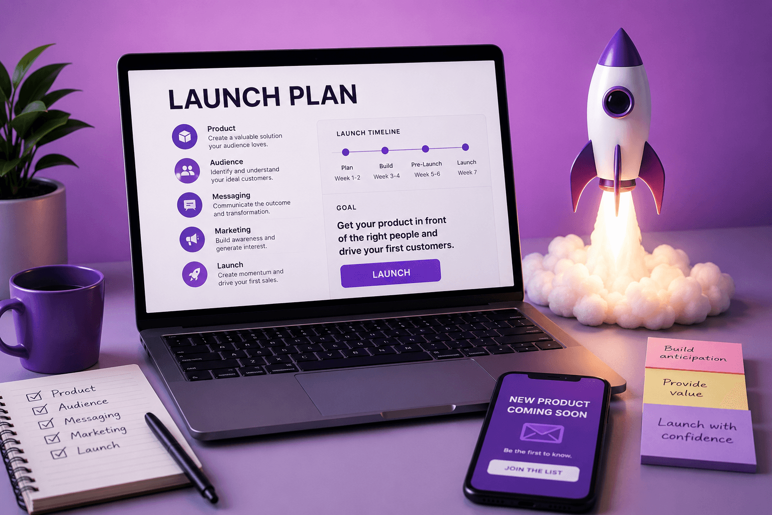 How to launch your digital product and get your first customers
