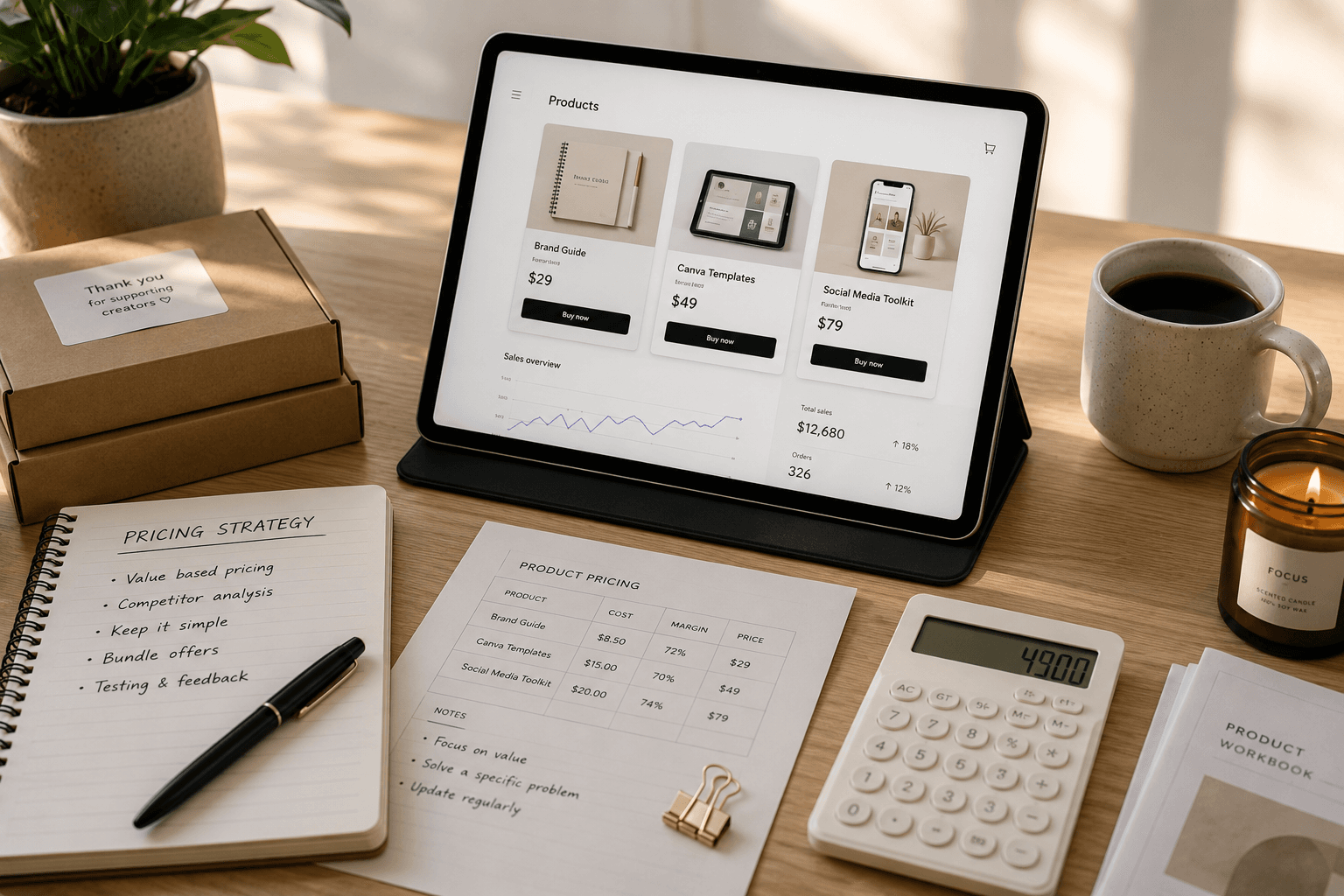 How to price your digital products for profit